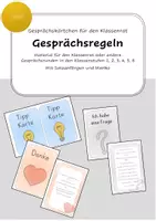 Vorschau - Fördermaterial/Inklusion - Gesprächskärtchen für die Klasse - Deckblatt