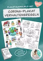 Vorschau - Poster - Corona-Plakat und Ausmalbild (mit Hygieneregeln) - Deckblatt