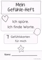 Vorschau - Unterrichtsreihen - Gefühle verstehen Klasse 1 bis 4 | Emotionale Kompetenz, Wortschatz & Handlungsstrategien · Kinderheft - Seite 1