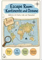 Vorschau - Spiele - Kontinente & Ozeane Klasse 5-6: Erdkunde Escape Room - Deckblatt