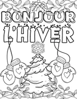 Aperçu - Apprentissages en autonomie - Coloriages hiver à imprimer – coloriage Noël - Page 3
