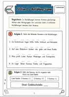 Vorschau - Stationenlernen - Kommasetzung Klasse 5-6: Escape Room Deutsch - Seite 3