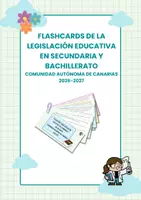 Vista previa - Unidades / Secuencias / Situaciones de Aprendizaje - FLASHCARDS LEGISLACIÓN PARA OPOSITORES - Portada