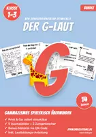 Vorschau - Arbeitsblätter - G-Laut Bundle: Übungen bei Gammazismus für Klasse 1 bis 3 - Deckblatt