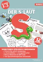Vorschau - Arbeitsblätter - S-Laut Bundle: Übungen gegen Lispeln | Klasse 1–3 - Deckblatt