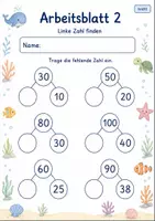 Vorschau - Arbeitsblätter - Rechendreiecke bis 100 | Mathematik Klasse 2 | 7 Arbeitsblätter als PDF - Seite 2