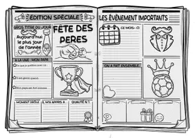 Aperçu - Apprentissages en autonomie - Fête des Pères – Journal Édition Spéciale - Page 1