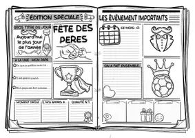 Aperçu - Apprentissages en autonomie - Fête des Pères – Journal Édition Spéciale - Page 2