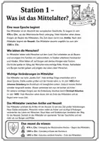 Vorschau - Arbeitsblätter - Stationenlernen Das Mittelalter – Klasse 5/6 | 6 Stationen + Zusatzmaterial | Geschichte Lernzirkel mit Lösungen - Seite 3