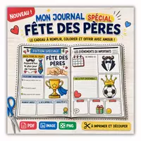 Aperçu - Apprentissages en autonomie - Fête des Pères – Journal Édition Spéciale - Page de couverture