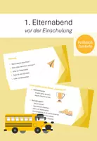 Vorschau - Präsentationen/Tafelbilder - 1. Elternabend VOR der Einschulung / 0. Elternabend - Deckblatt