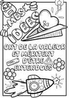 Aperçu - Feuilles d'exercices - Rituel du matin -Coloriage rentrée : phrases positives à imprimer - Page 3