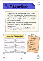 Vorschau - Stationenlernen - Escape Room Satzzeichen Klasse 3-4 - Seite 2