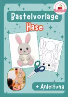 Vorschau - Mal- und Bastelvorlagen - Bastelvorlage Hase - Kunst - Grundschule & Vorschule - Deckblatt