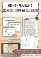Vorschau - Stundenentwürfe - Materialpaket: Zahlenmauern - Unterrichtsreihe, UB-Stunde und Material - Deckblatt