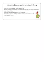 Vorschau - Arbeitsblätter - Übungen Personenbeschreibung Deutsch (digital + analog) - Seite 2
