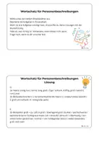 Vorschau - Arbeitsblätter - Wortschatzarbeit Personenbeschreibung - Seite 2