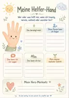 Vorschau - Arbeitsblätter - Meine Hilfe-Hand – 9 Arbeitsblätter zu Gefühlen, Sorgen & Selbsthilfe - Seite 2