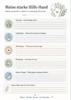 Vorschau - Arbeitsblätter - Meine Hilfe-Hand – 9 Arbeitsblätter zu Gefühlen, Sorgen & Selbsthilfe - Seite 3