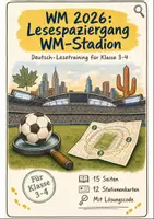 Vorschau - Arbeitsblätter - Fußball-WM 2026 kostenlos - Deckblatt