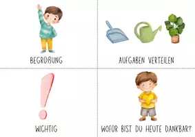 Vorschau - Bildkarten - Morgenkreis Karten Kita & Kindergarten - Seite 1