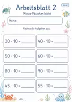 Vorschau - Arbeitsblätter - Rechenpäckchen, Rechenwege und Zahlenrätsel Klasse 2 | Materialpaket | 20 PDFs mit 140 Arbeitsblättern - Seite 3