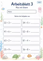 Vorschau - Arbeitsblätter - Rechenpäckchen bis 100 | Mathematik Klasse 2 | 7 Arbeitsblätter als PDF - Seite 3