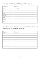 Vorschau - Arbeitsblätter - Adjektive benutzen - Wer bin ich? - Seite 3
