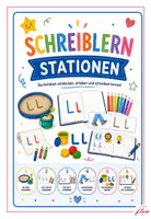 Vorschau - Stationenlernen - Schreiblernstationen für den Anfangsunterricht - Deckblatt