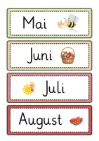 Vorschau - Bildkarten - Kalender Schule | Klassenkalender Set | Morgenkreis - Seite 2