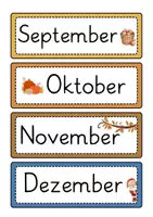 Vorschau - Bildkarten - Kalender Schule | Klassenkalender Set | Morgenkreis - Seite 3