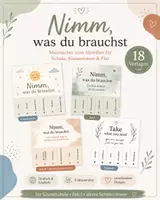 Vorschau - Poster - Nimm, was du brauchst – 18 Mutmacher & Abreißzettel für Schule, Klassenraum & Flur - Deckblatt