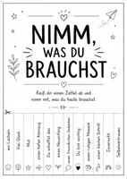 Vorschau - Poster - Nimm, was du brauchst – 18 Mutmacher & Abreißzettel für Schule, Klassenraum & Flur - Seite 1