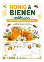 Vorschau - Arbeitsblätter - Honig & Bienen entdecken – Lernheft/Arbeitsblätter für den Sachunterricht - Deckblatt