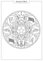 Vorschau - Arbeitsblätter - Fußball-Mandalas - Kreative Ausmalbilder für Fußballfans ⚽🏆 - Seite 2