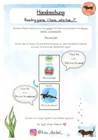 Vorschau - Spiele - Reading game - I have...who has...? „Under the sea" - Seite 1