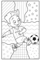 Vorschau - Mal- und Bastelvorlagen - Fußball - POP ART | Ausmalbilder WM 2026 - Seite 3