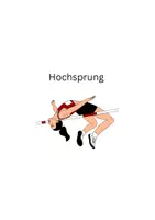 Vorschau - Merkblätter - Hochsprung 5-13 Klasse - Fosbury-Flop & Schersprung - Seite 1