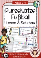 Vorschau - Unterrichtsreihen - Purzelsätze – Satzbau spielerisch üben | Sparpaket Deutsch Klasse 1–4 - Seite 1