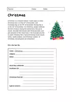 Vorschau - Arbeitsblätter - Christmas: Reading (English) - Seite 1