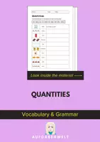 Vorschau - Arbeitsblätter - Quantities: Vocabulary and Grammar (English) - Deckblatt