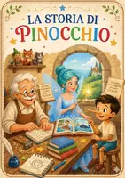 anteprima - Testo - La storia di Pinocchio - Pagina di copertina