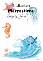 Vorschau - Bildkarten - Meerestiere Bildkarten - Deckblatt