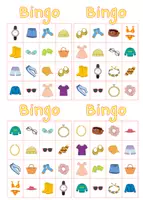Vorschau - Spiele - Bingo Kleidung Wortschatz lernen - Seite 2