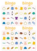 Vorschau - Spiele - Bingo Kleidung Wortschatz lernen - Seite 3