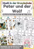 Vorschau - Arbeitsblätter - Peter und der Wolf – Komplettpaket für den Musikunterricht in der Grundschule | Hörverstehen, Instrumentenkunde, Leseförderung, Bewegung & klassische Musik - Seite 1