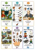 Vorschau - Arbeitsblätter - Peter und der Wolf – Komplettpaket für den Musikunterricht in der Grundschule | Hörverstehen, Instrumentenkunde, Leseförderung, Bewegung & klassische Musik - Seite 2