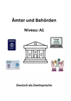 Vorschau - Arbeitsblätter - Ämter und Behörden A1 DaZ DaF - Deckblatt