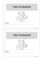 Vorschau - Arbeitsblätter - Knobelheft - denken, rätseln, lösen | Arbeitsblätter I Kl. 3-4 - Seite 1