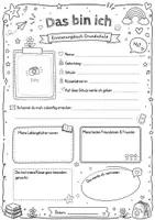 Vorschau - Mal- und Bastelvorlagen - Erinnerungsbuch Klasse 4 Klassenzeitung & Album zum Abschied Grundschule - Seite 3